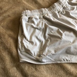 White Lululemon Shorts